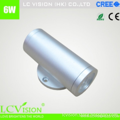 Up and Down 6W CREE LED wall light 500lm/INDOOR USE